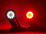 Σέτ LED Όγκου Κερατάκια 12V / 24V IP66 Κόκκινό / Λευκό με Περιστρεφόμενο Εφέ Φωτός
