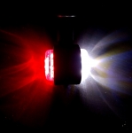 Σέτ LED Όγκου Κερατάκια 12V / 24V IP66 Κόκκινό / Λευκό με Περιστρεφόμενο Εφέ Φωτός Mini 80mm x 60mm
