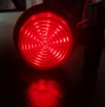 LED Όγκου Κερατάκια 12V / 24V IP67 Κόκκινό / Λευκό με Φιμέ Καπάκι Maxi