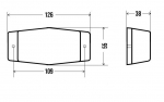 Φωτιστικό Σήμανσης 12V / 24V Λευκό 126mm x 55mm x 38mm 1 Τεμάχιο