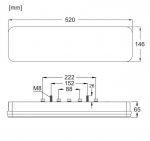 LED Φανος Οπίσθιος Αριστερό 12V / 24V Φρένων - Φλας - Θέσης - Όπισθεν - Ομίχλης με 7 Λειτουργίες 52cm x 14.6cm για SCANIA / Mercedes / Volvo / Iveco / МAN / DAF