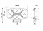 LED Προβολέας 10-30 Volt Υψηλής Ισχύος 90W Λευκό / Λευκό - Λευκό / Πορτοκαλί IP68 E4