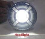 LED προβολέας Universal 7" ιντσών 18cm 9V - 32V Μικρή και Μεγάλη Σκάλα και Φώτα Ημέρας DRL Λευκό - Κίτρινο 4800lm για Τρακτέρ / Φορτηγών / Μοτοσυκλετών / ATV / Jeep κ.λπ.