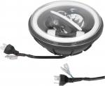 ΣΕΤ LED προβολέας Universal 7" ιντσών 18cm 9V - 32V Μικρή και Μεγάλη Σκάλα και Φώτα Ημέρας DRL Λευκό - Κίτρινο 7500lm για Τρακτέρ / Φορτηγών / Μοτοσυκλετών / ATV / Jeep κ.λπ.