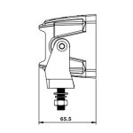 LED Προβολέας 10-30 Volt Υψηλής Ισχύος Λευκό DRL Πορτοκαλί / Κόκκινο IP68 E-mark E9