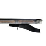 LED Φάρος 96cm 126W Πορτοκαλί 12V / 24V Με Διάφανο Γυαλί 96cm x 22cm x 9.7cm