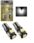 T10 LED Can Bus 5 SMD 5050 12V Ψυχρό Λευκό 2 Τεμάχια