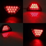 LED Φανάρι Τρίτο Στοπ Κόκκινο για Αυτοκίνητα / Μοτοσυκλέτες 12cm x 6.5cm x 5.5cm