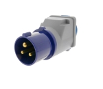 Βιομηχανικός προσαρμογέας Θηλυκό βύσμα πρίζας και αρσενικό βύσμα πρίζας 16A 250V IP44