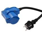 Καλώδιο προσαρμογέα Κάμπινγκ 1.5m Schuko Plug με 3-pin 16A / 230V IP44