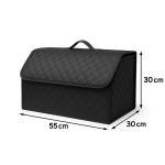 Πολυτελές Δερμάτινο Organizer Αναδιπλούμενο Κουτί Αποθήκευσης 55cm x 30cm x 30cm