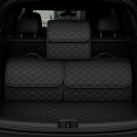 Πολυτελές Δερμάτινο Organizer Αναδιπλούμενο Κουτί Αποθήκευσης 55cm x 30cm x 30cm