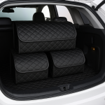 Πολυτελές Δερμάτινο Organizer Αναδιπλούμενο Κουτί Αποθήκευσης 55cm x 30cm x 30cm