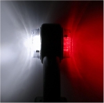 LED Όγκου Κερατάκια 12V / 24V IP67 Κόκκινό / Λευκό 115mm
