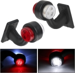 LED Όγκου Κερατάκια 12V / 24V IP67 Κόκκινό / Λευκό 115mm