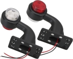 LED Όγκου Κερατάκια 12V / 24V IP67 Κόκκινό / Λευκό 115mm