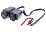 Πρίζα Αναπτήρα 12V με 2 Θύρες USB 4.2A και Βολτόμετρο για Μοτοσικλέτα / ATV Carmotion