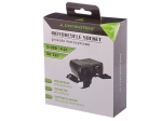 Πρίζα Αναπτήρα 12V με 2 Θύρες USB 4.2A και Βολτόμετρο για Μοτοσικλέτα / ATV Carmotion