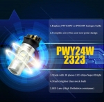 Λάμπες Αυτοκινήτου PW24W Canbus 10smd LED 6000K Ψυχρό Λευκό 12V / 24V 2 τμχ.