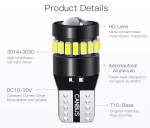 Λάμπες Αυτοκινήτου T10 / W5W Canbus 18SMD + 1SMD LED 5600K Ψυχρό Λευκό 12-24V 2τμχ.