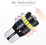 Λάμπες Αυτοκινήτου T10 / W5W Canbus 18SMD + 1SMD LED 5600K Ψυχρό Λευκό 12-24V 2τμχ.