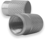 Καπάκια Βαλβίδων Αλουμινίου Ασημί 4τμχ. 17mm x 10mm