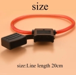 Στεγανή Ασφαλειοθήκη 12V / 24V για Standard Ασφάλειες με Καλώδιο 20cm / 60A