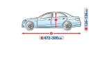 Κουκούλα Kegel Υψηλής Ποιότητας Σειρά Garage Μέγεθος XL για SEDAN 472cm-500cm x 126cm-136cm Γκρι