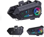 Ασύρματο Ακουστικό Κράνους Μοτοσυκλέτας Bluetooth με Αμφίδρομη Ενδοεπικοινωνία και Έξυπνη Ακύρωση Θορύβου 1 τεμ.