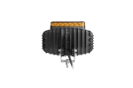 LED Προβολέας 10-30 Volt 55W με Ενσωματωμένο STROBE Οδικής Βοήθειας Λευκό / Λευκό - Λευκό / Πορτοκαλί IP68 E4 245mm x 167mm x 90mm