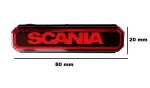 Πλαϊνό Φως Όγκου LED 12V - 24V SCANIA Κόκκινο IP67
