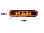Πλαϊνό Φως Όγκου LED 12V - 24V MAN Πορτοκαλί IP67