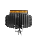 LED Προβολέας 10-30 Volt 55W με Ενσωματωμένο STROBE Οδικής Βοήθειας Λευκό / Λευκό - Λευκό / Πορτοκαλί IP68 E4 245mm x 167mm x 90mm
