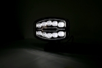 LED Προβολέας 10-30 Volt 55W με Ενσωματωμένο STROBE Οδικής Βοήθειας Λευκό / Λευκό - Λευκό / Πορτοκαλί IP68 E4 245mm x 167mm x 90mm