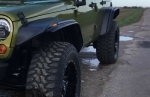 Λαστιχένιο Προστατευτικό Φτερού για Τζιπ / Offroad / SUV / Van 3m x 3cm Μαύρο