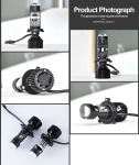 LED KIT Λάμπες Αυτοκινήτου Y10 Νέας Γενιάς H7 50W 6400Lm 6000K Λαμπτήρες Πορείας LED Headlights 12V / 24V Can Bus 360°
