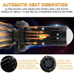 LED KIT Λάμπες Αυτοκινήτου Y10 Νέας Γενιάς H7 50W 6400Lm 6000K Λαμπτήρες Πορείας LED Headlights 12V / 24V Can Bus 360°
