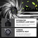 LED KIT Λάμπες Αυτοκινήτου Y10 Νέας Γενιάς H4 50W 6400Lm 6000K Λαμπτήρες Πορείας LED Headlights 12V / 24V Can Bus 360°