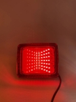 LED Φανάρι Ομίχλης / Όγκου Κόκκινο 12V / 24V E-Mark 130mm x 110mm x 35mm