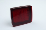 LED Φανάρι Ομίχλης / Όγκου Κόκκινο 12V / 24V E-Mark 130mm x 110mm x 35mm