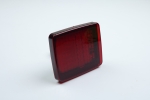 LED Φανάρι Ομίχλης / Όγκου Κόκκινο 12V / 24V E-Mark 130mm x 110mm x 35mm
