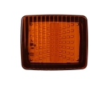 LED Φανάρι Ομίχλης / Όγκου Πορτοκαλί 12V / 24V E-Mark 130mm x 110mm x 35mm