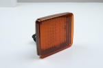 LED Φανάρι Ομίχλης / Όγκου Πορτοκαλί 12V / 24V E-Mark 130mm x 110mm x 35mm