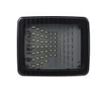 LED Φανάρι Φιμέ Τζάμι Ομίχλης / Όγκου Κόκκινο 12V / 24V E-Mark 130mm x 110mm x 35mm