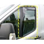 Ανεμοθραύστες για Ford Transit  2014+ 2τμχ.
