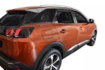 Ανεμοθραύστες για PEUGEOT 3008 Hybrid 2017 - 2024 4τμχ.