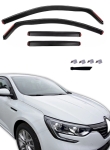 Ανεμοθραύστες για RENAULT MEGANE 4 Liftback 2016 - 2024 4τμχ.