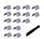 Ανεμοθραύστες για Seat Leon 2 2005 - 2012 / Seat Leon Cupra 2005 - 2012 4τμχ.