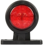 LED Όγκου SMD Κερατάκι 12V / 24V IP66 Κόκκινό / Πορτοκαλί 7cm