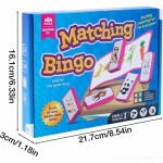 Παιδικό Επιτραπέζιο Παιχνίδι MONTESSORI BINGO με Κάρτες για την Ανάπτυξη / Ταχύτητας / Ακρίβειας και Δημιουργικότητας